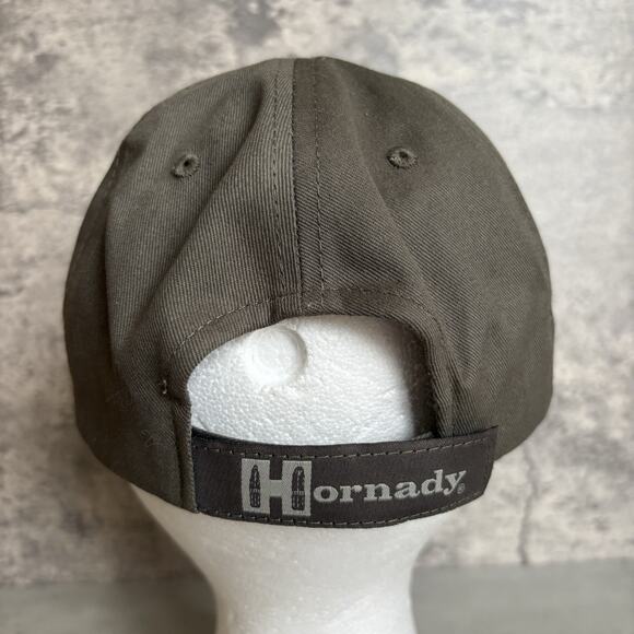Hornady Ammunition Hat Lot Of 2 Brown Green Adjustable Baseball Caps X2 - Picture 4 of 13